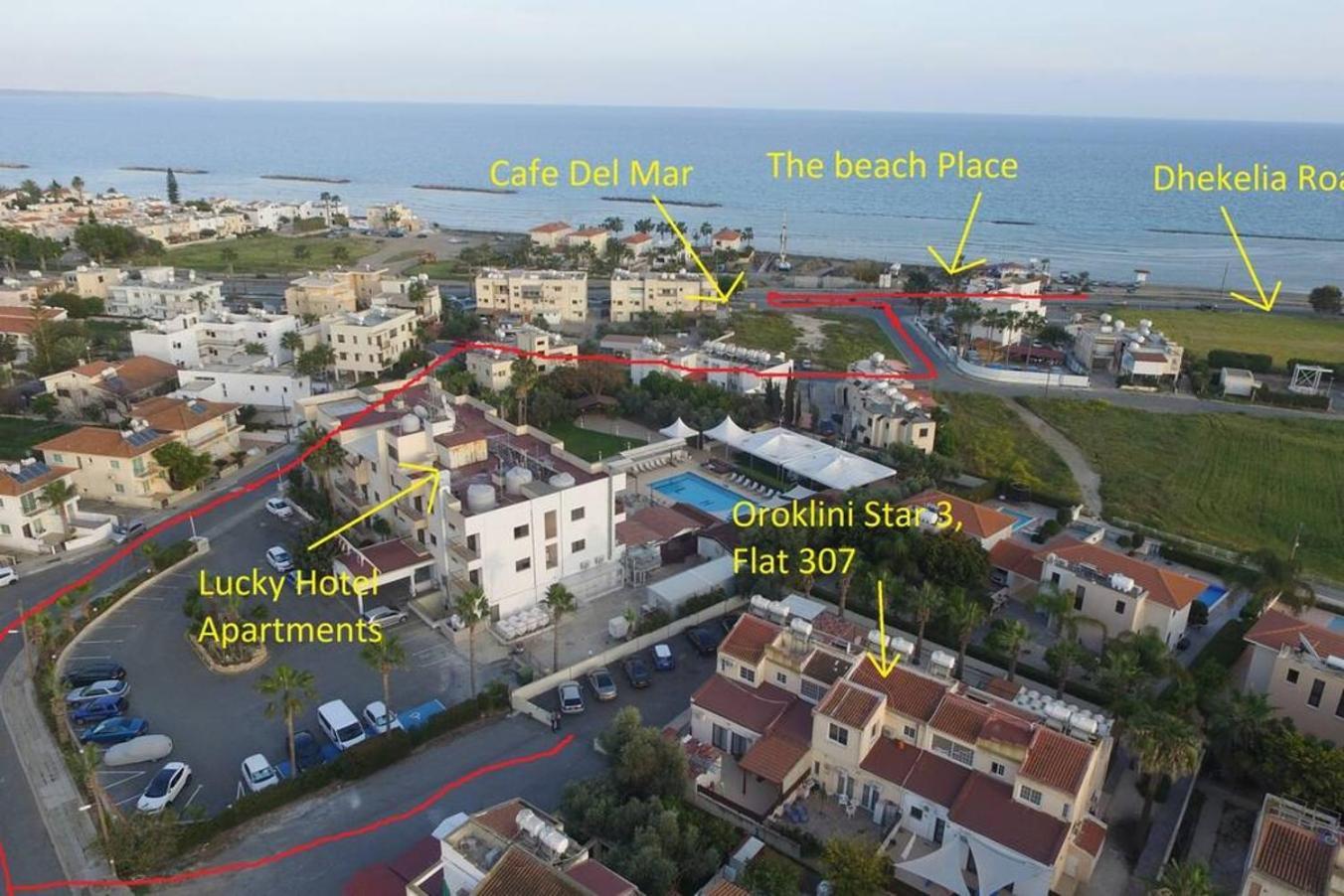 Oroklini Star 200Metres From The Sandy Beach Larnaca Exterior foto